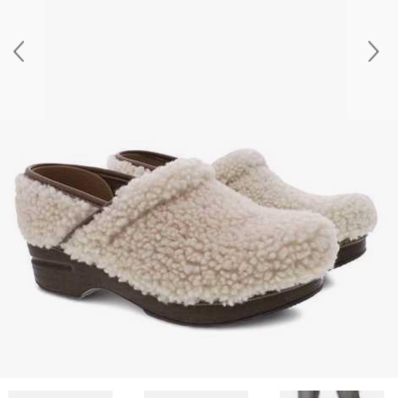 Dansko shearling clogs Clearance